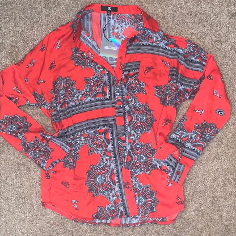 NWT Misguided blouse